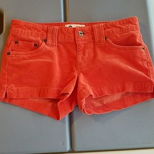Orange juniors shorts
